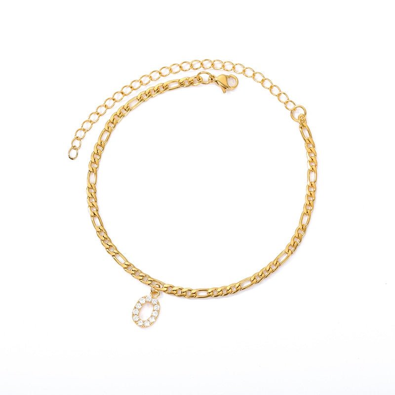 Masal Initial Anklet - Masal – Elegance Around Every Step.